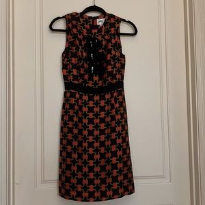 Milly dress with grosgrain bows on front